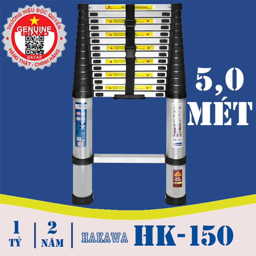 Thang nhôm rút đơn 5m